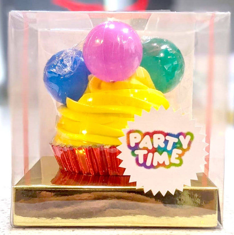 Party Time Balloon Cupcake Artisanal Handmade Bath Bomb