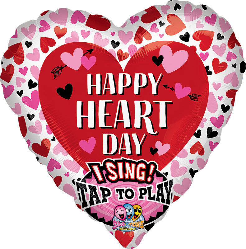 29" Sing-A-Tune Happy Heart Day Balloon
