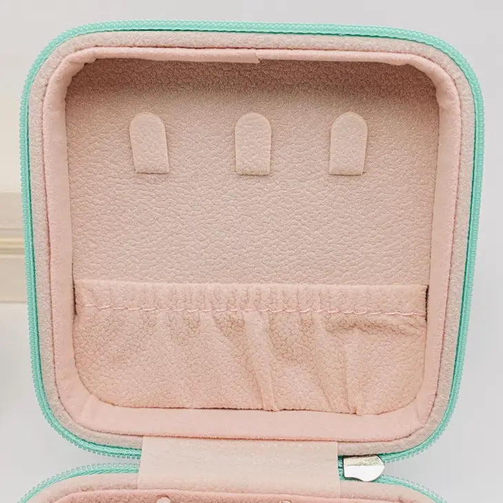 Leather Portable Travel Jewelry Box