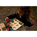 Stacking Montessori ToyShape Puzzle Board Rainbow