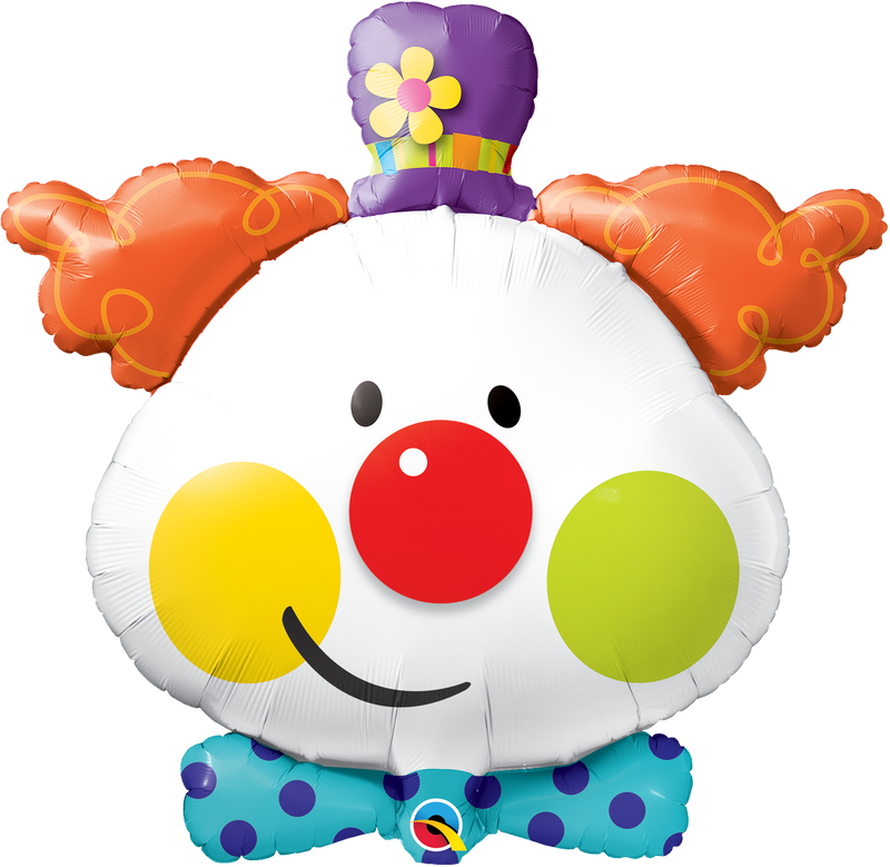 36" Cute Clown Balloon