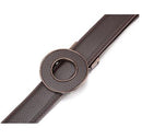 Brown Men’s Circlet Classic Ratchet Belt Open Circle Buckle