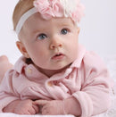 Sterling Silver Pink Swarovski Pearl Baby Bracelet