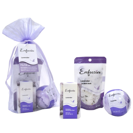 Lavender Salt, Soap, & Mini Gift Set