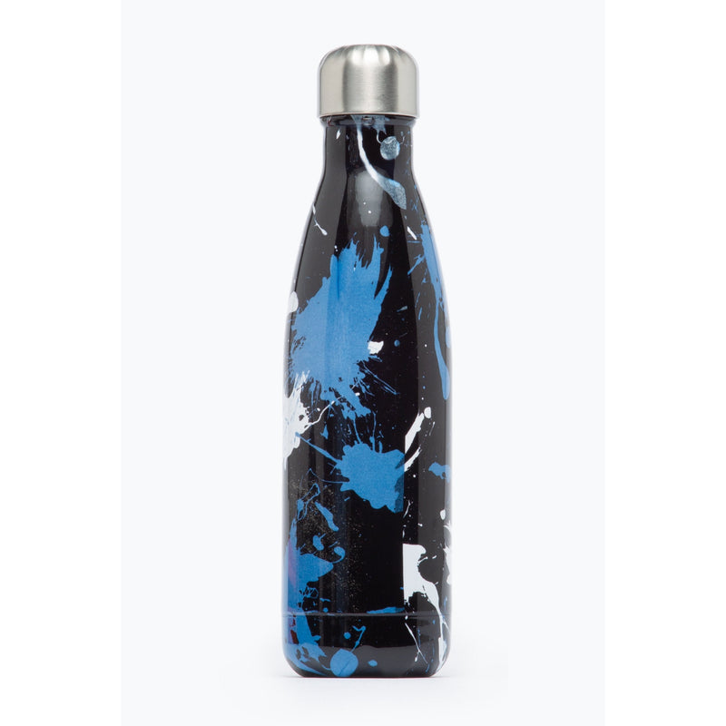 Hype Black Spatter Metal Water Bottle