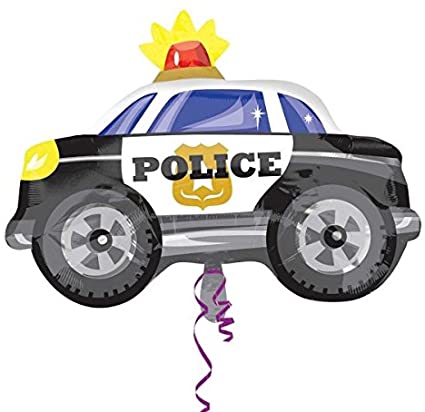 27" Police Car Balloon