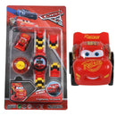 Cartoon Figure Building Blocks Kids Watch Toys