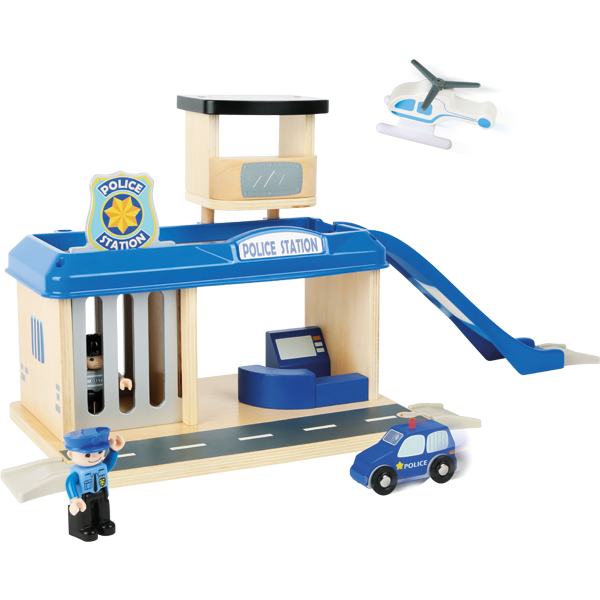 Small Foot Police Station Playset with Accessories