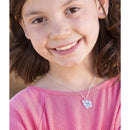 Sterling Silver Big Sis Daisy Necklace for Girls and Sisters