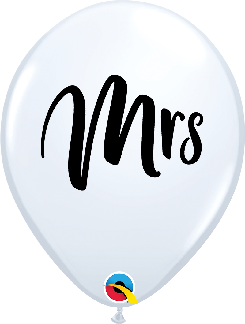 11" Mrs. Latex Balloon