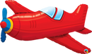 Red Vintage Airplane Balloon