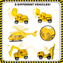 Construction Toys Set With Buildable Matchbox Car Track