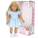 18"Doll-Soft Bodied Blonde Doll w/Blue Eyes in a display Box