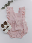 Misty Rose Bubble Baby Girl  Romper