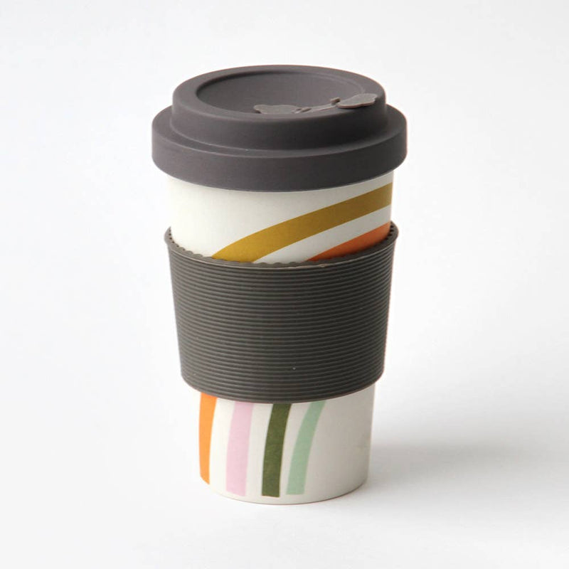 Rainbow Bamboo Coffee Cup