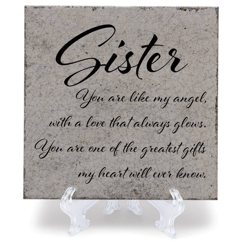 SISTER YOU ARE LIKE MY ANGEL TILE DECOR