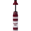 Game On Maroon & White Bottle Umbrella