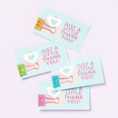 Thank You Binder Clip