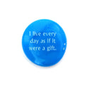 Affirmation and Destiny Glass Stone