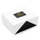 Gold Round Diffuser with Dimensional White Flower