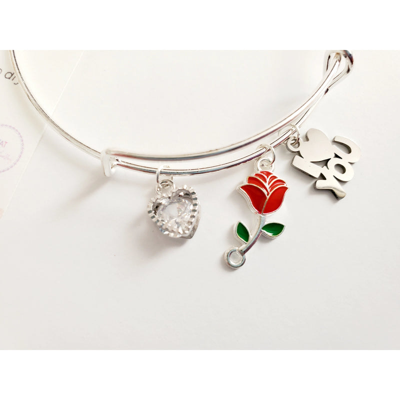 I Love You Charm Bracelet