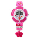 Pink Flower Digital Watch