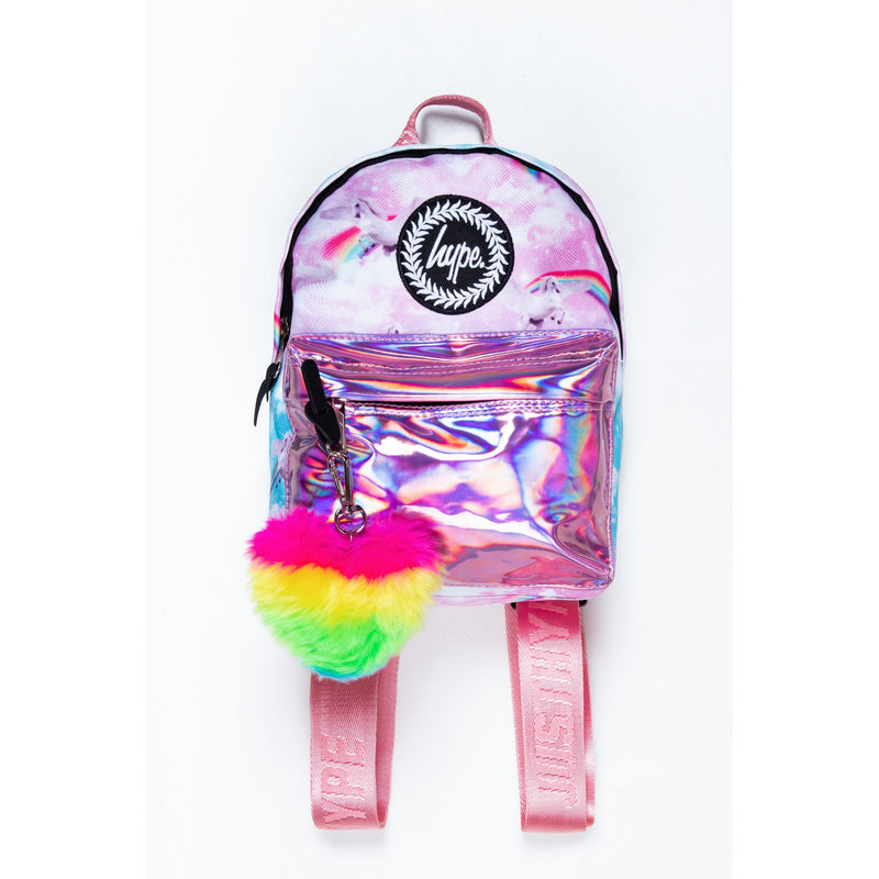 HYPE Backpack Unisex Rucksack Designer School Shoulder Bag Just Speckle Bags  - One Size, Burgundy/Blue : Amazon.in: Fashion