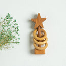 Star Wooden Rattle