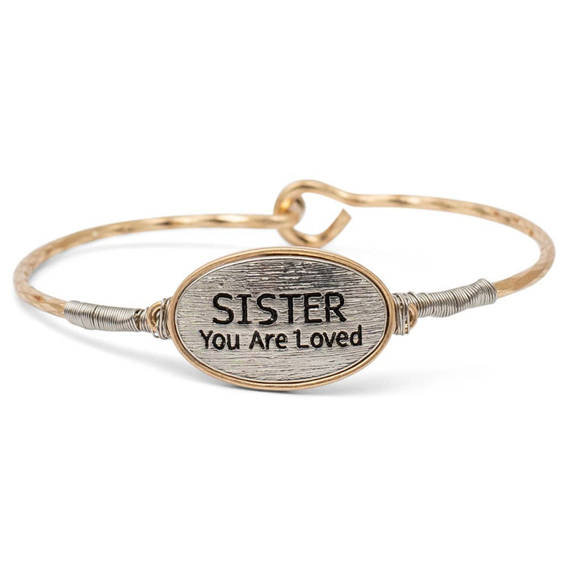 SISTER YOU ARE LOVED CHARMED BRACELET