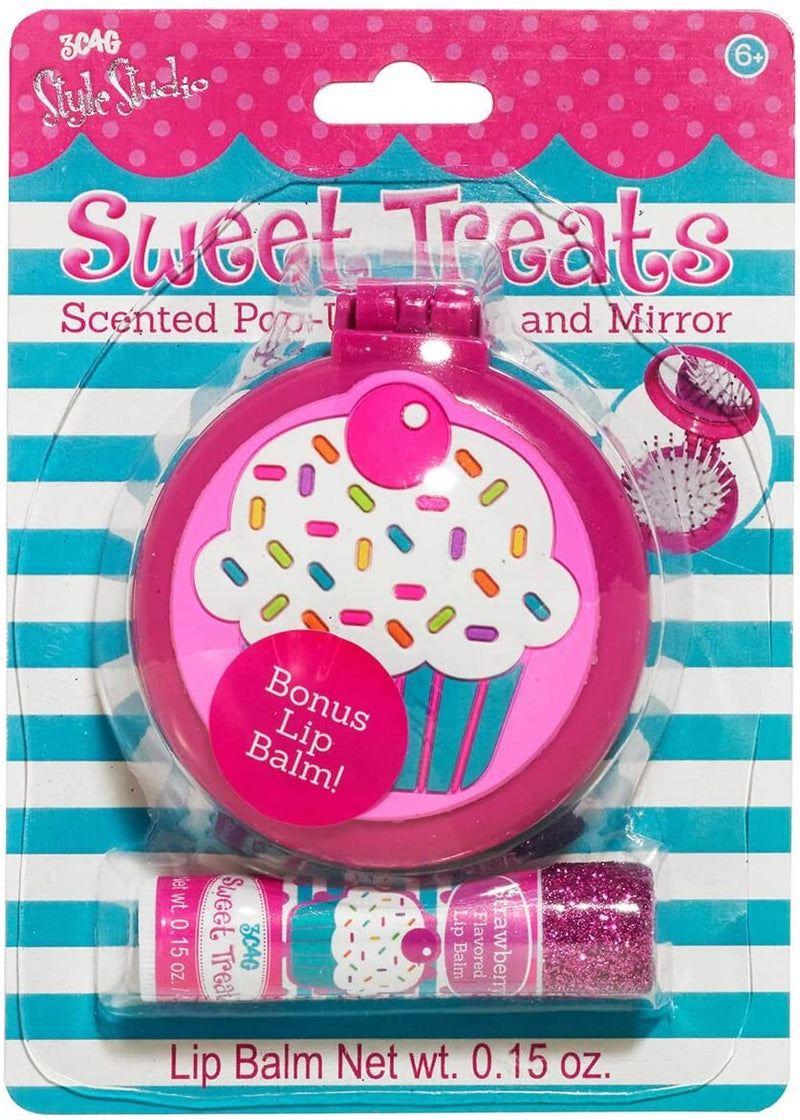 Sweet Treats Scented Pop-Up Brush and Mirror
