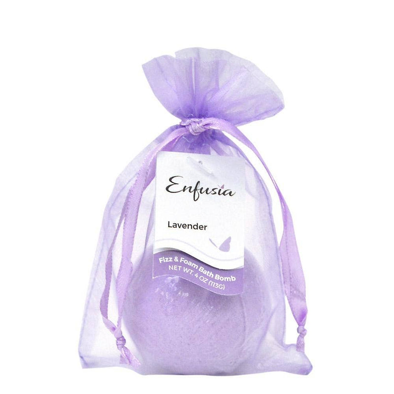 Mini Fizz and Foam Bath Bomb - Lavender 4oz