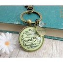 To My Daughter Keychain A Little Girl Yesterday From Mom…