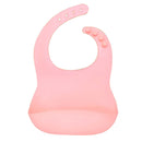 Pink Silicone Bib