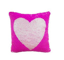 Magic Sequin Heart Reveal Pillow