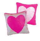 Magic Sequin Heart Reveal Pillow