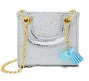 Tiny Square Sparkle Tassel Bag