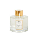 Clear Bottle Diffuser with White and Pink Flowers