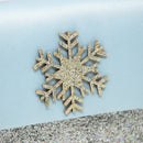 Snow Princess Sparkle Snowflake Hard Handbag
