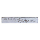 24x4-Tin Plaque-Home