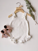 Snow Romper Knit Baby Girl