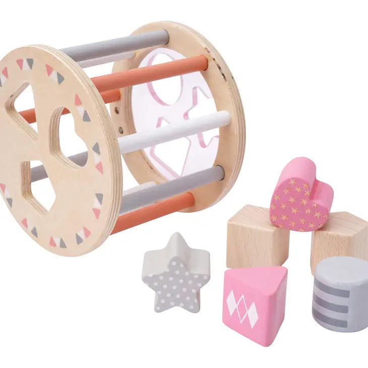 Little Tribe Pink Roly Poly Shape Sorter