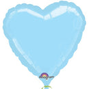18" Pastel Blue Heart Balloon
