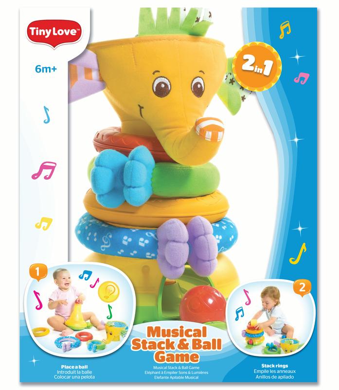 Elephant Musical Stack & Ball Game