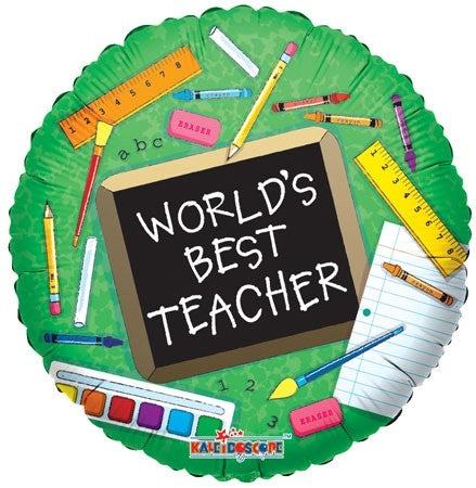 World's Best Teacher Balloon