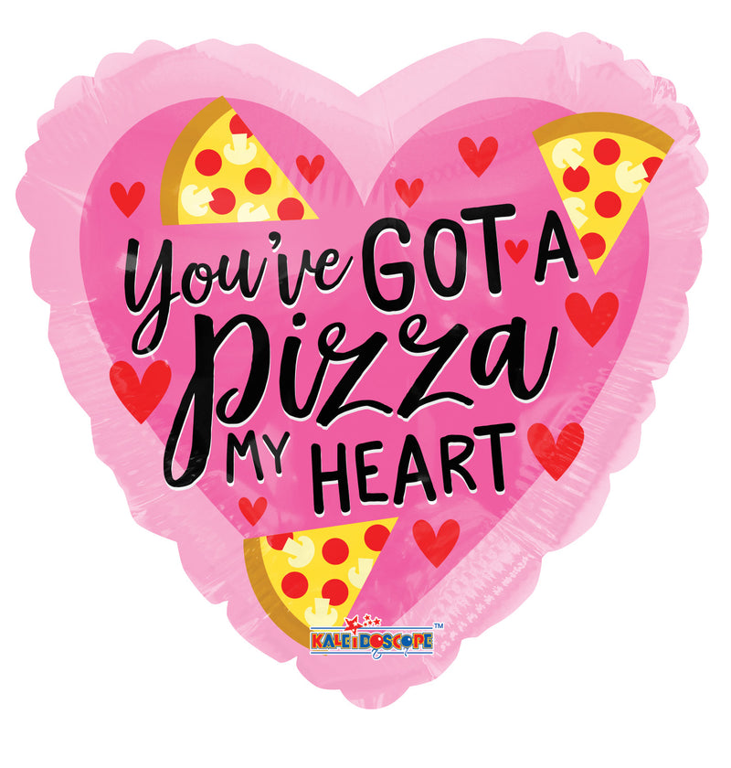 18" You Got A Pizza Of My Heart Balloon