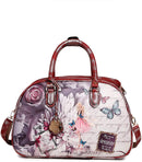 Burgundy Dreamers Vintage Matching Duffel Set