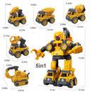 5in1 Construction Take Apart Robot Toys for Kids