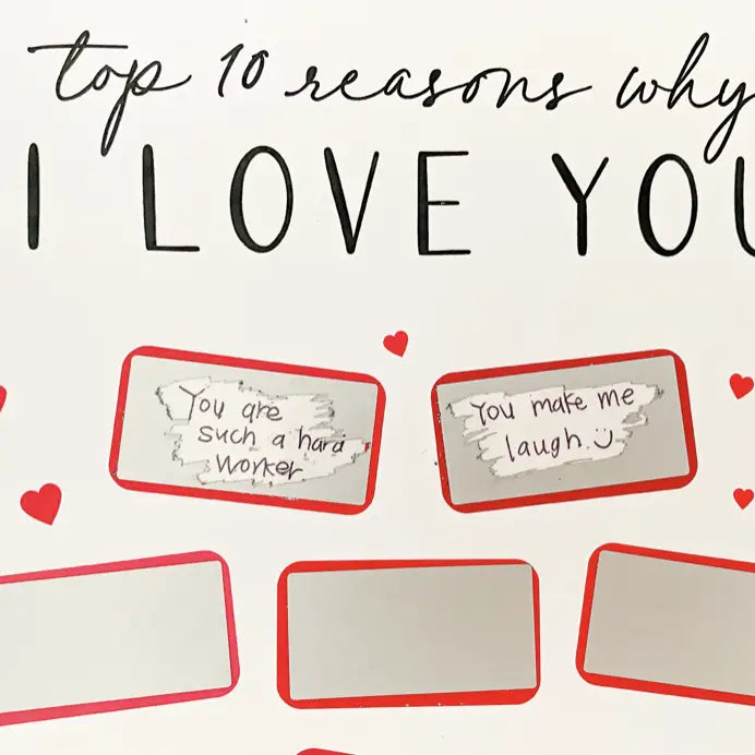 Scratch OFF Top 10 Reasons Why I Love You