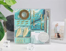 Light Blue Feather Stationary set