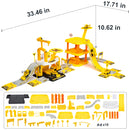 Construction Toys Set With Buildable Matchbox Car Track